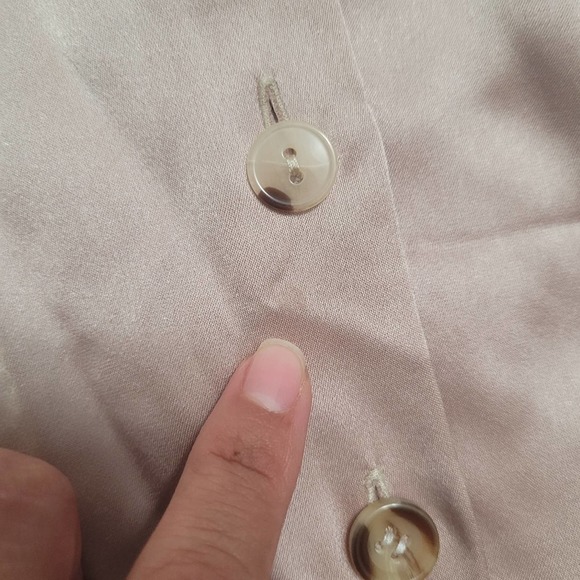 NANUSHKA Asymmetric Abio Satin Camisole - Blush Medium - Picture 7 of 8